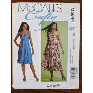 NEW McCalls Pattern 5844 Size 14-20